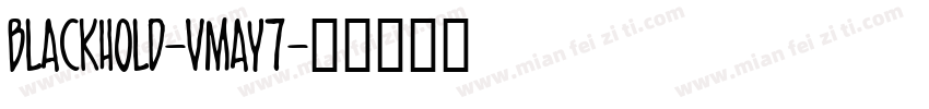 BlackHold-vmAy7字体转换