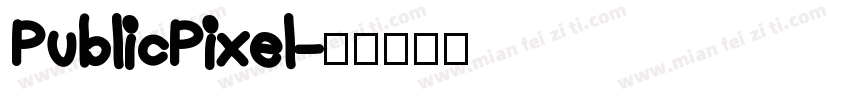 PublicPixel字体转换