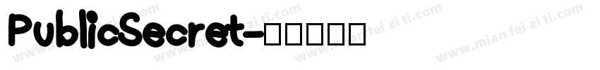 PublicSecret字体转换