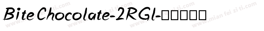 BiteChocolate-2RGl字体转换