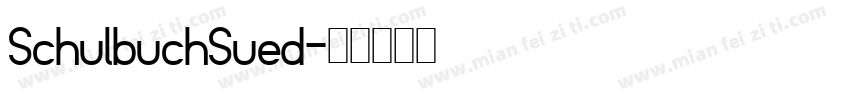 SchulbuchSued字体转换