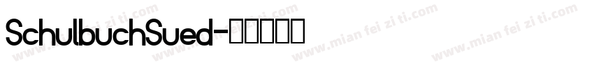 SchulbuchSued字体转换