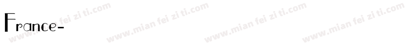 France字体转换
