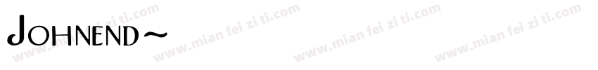 Johnend字体转换