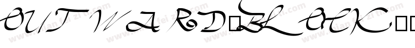 OUTWARD-BLOCK字体转换