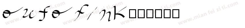 outofink字体转换