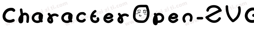 CharacterOpen-ZVGx字体转换