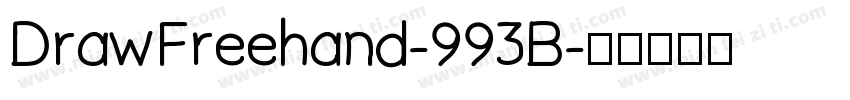 DrawFreehand-993B字体转换