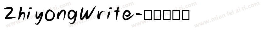ZhiyongWrite字体转换