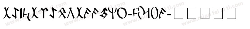 EasterAbcEggTwo-XR0g字体转换