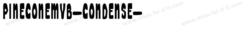 pineconeMVB-Condense字体转换