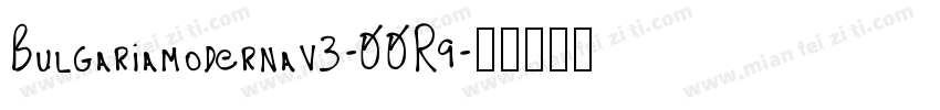 Bulgariamodernav3-00R9字体转换