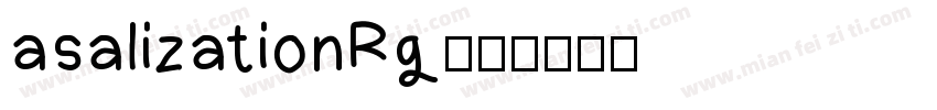 asalizationRg字体转换