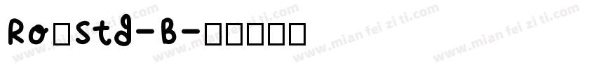 Ro篠Std-B字体转换
