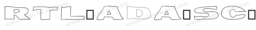 RTL-AdamScript字体转换