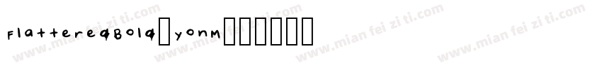 FlatteredBold-yonM字体转换