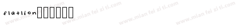 flatlion字体转换