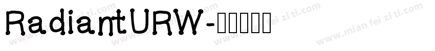 RadiantURW字体转换