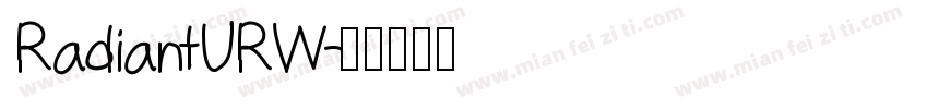 RadiantURW字体转换