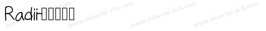 Radii字体转换
