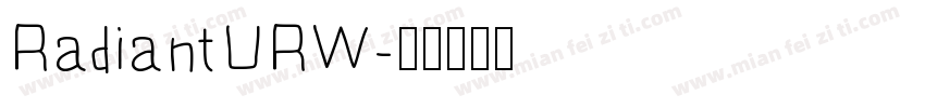 RadiantURW字体转换