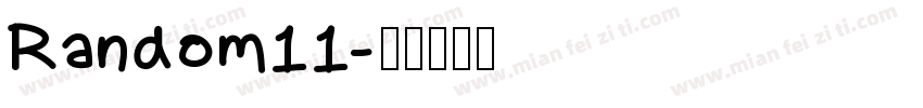 Random11字体转换