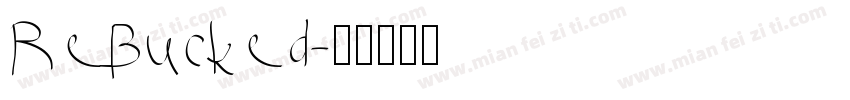 ReBucked字体转换