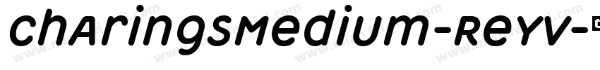 CharingsMedium-ReYv字体转换