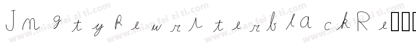 JmhtypewriterblackRe字体转换