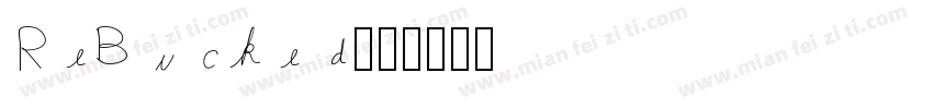 ReBucked字体转换