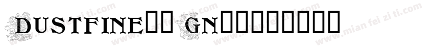 Dustfine-1Gn42字体转换