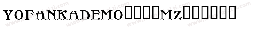 yofankademo-513mz字体转换