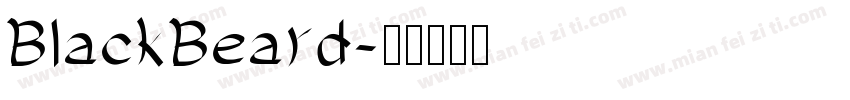 BlackBeard字体转换