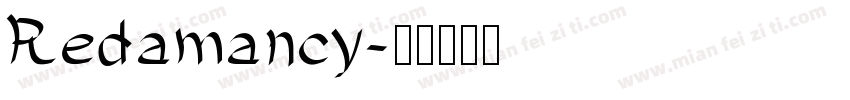 Redamancy字体转换