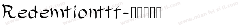 Redemtionttf字体转换