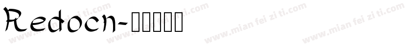 Redocn字体转换