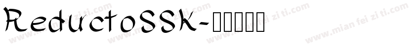 ReductoSSK字体转换