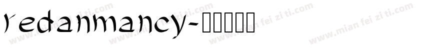 redanmancy字体转换