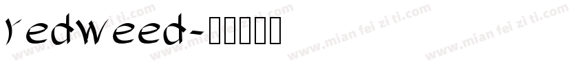 redweed字体转换