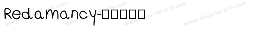 Redamancy字体转换