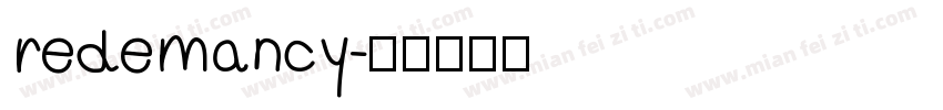 redemancy字体转换