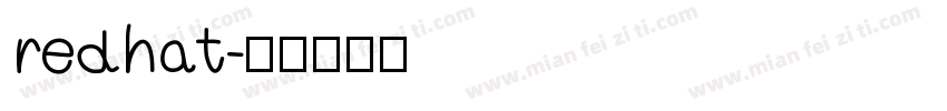 redhat字体转换
