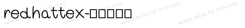 redhattex字体转换