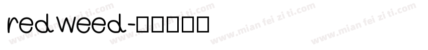 redweed字体转换