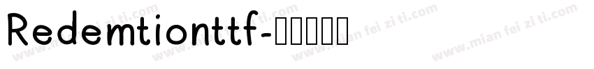 Redemtionttf字体转换