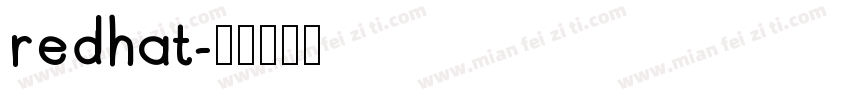 redhat字体转换