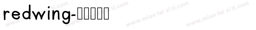 redwing字体转换