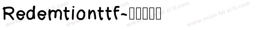 Redemtionttf字体转换