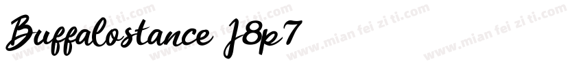 Buffalostance-J8p7字体转换