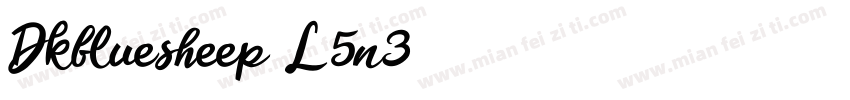 Dkbluesheep-L5n3字体转换
